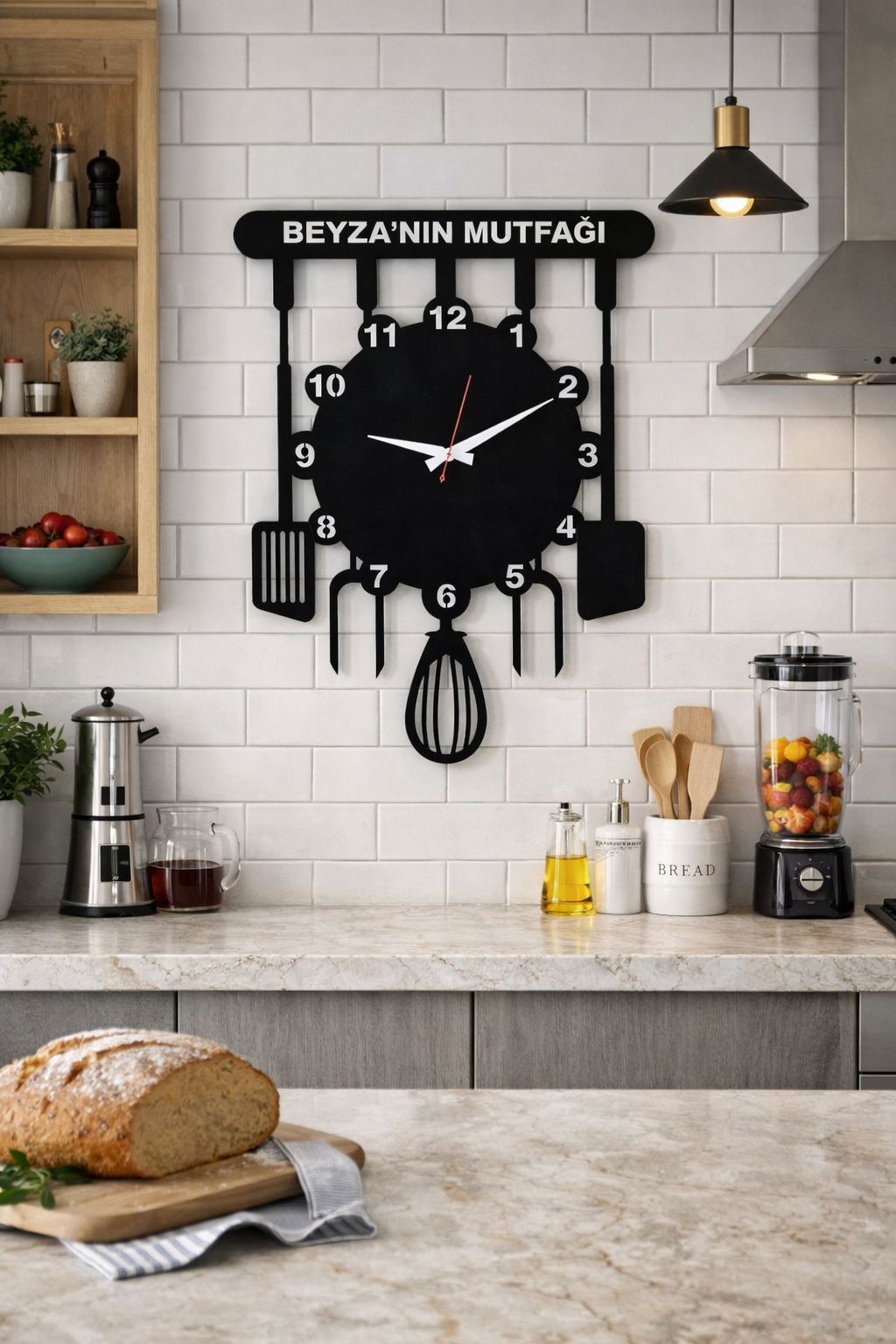 Kişiye Özel Mutfak Saati