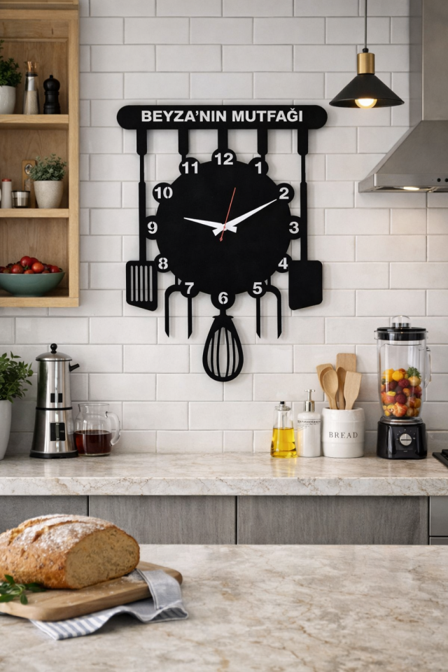 Kişiye Özel Mutfak Saati